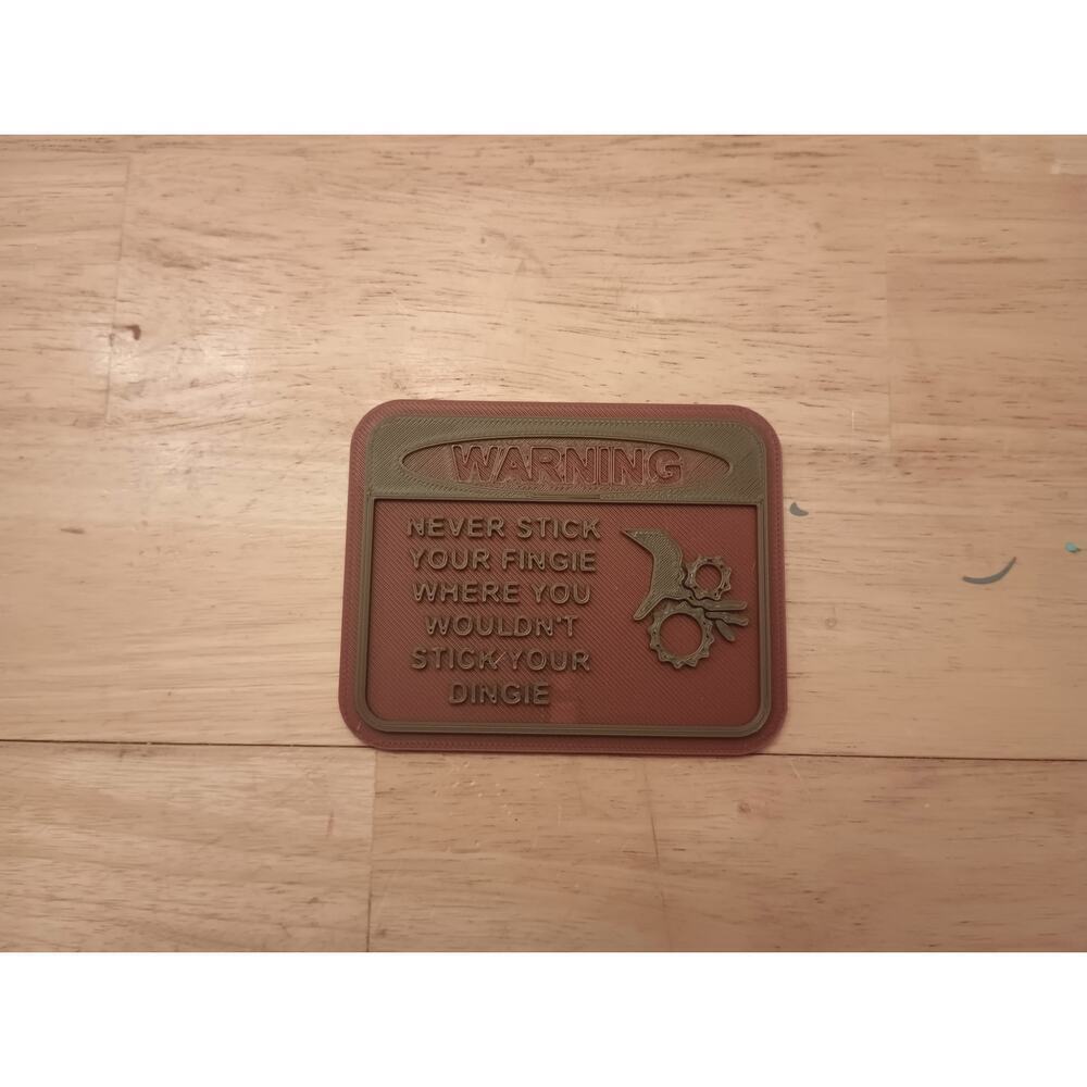 🦃Dingie Warning Sign